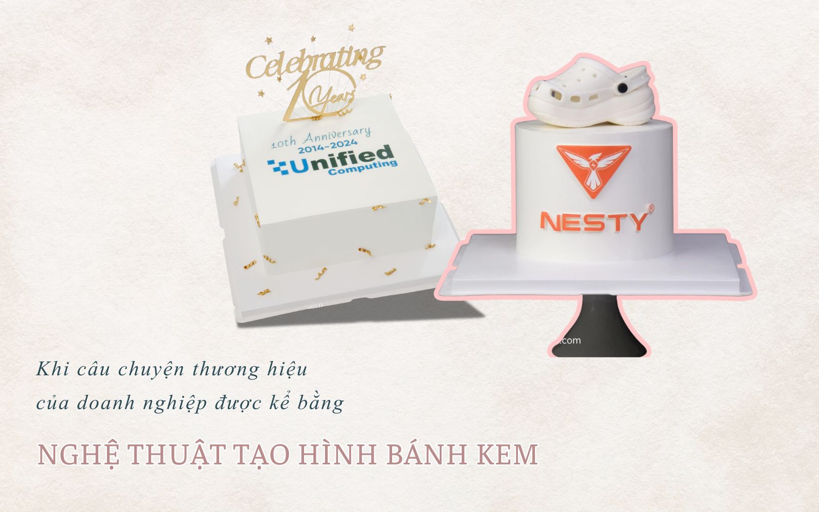 các mẫu bánh kem kỷ niệm ngày thành lập công ty