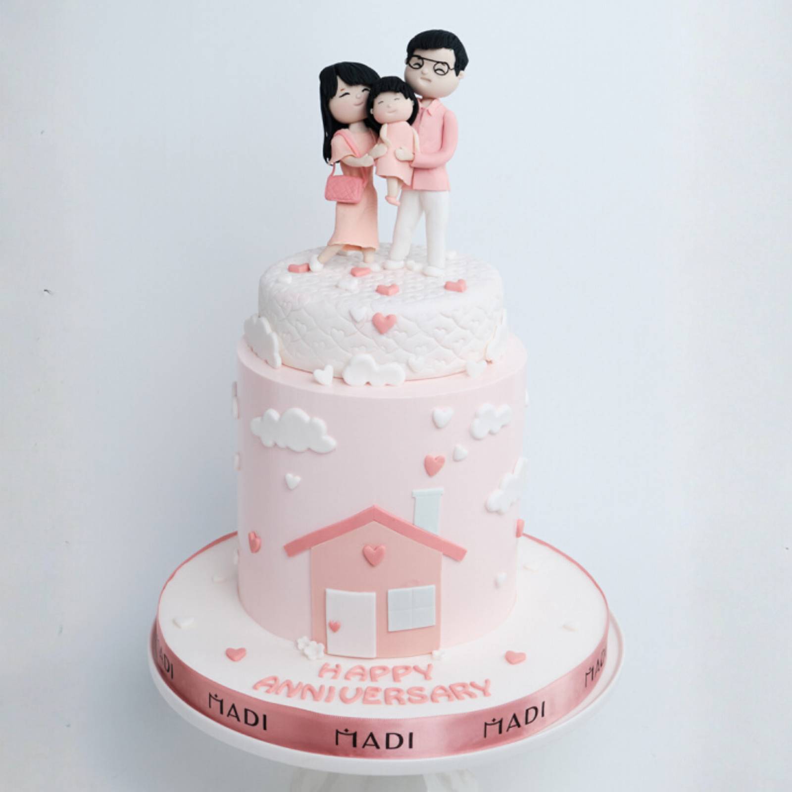 Bánh kỷ niệm ngày cưới theo yêu cầu ghi dấu mười năm bên nhau, khi yêu thương lặng lẽ lớn dần thành một mái ấm