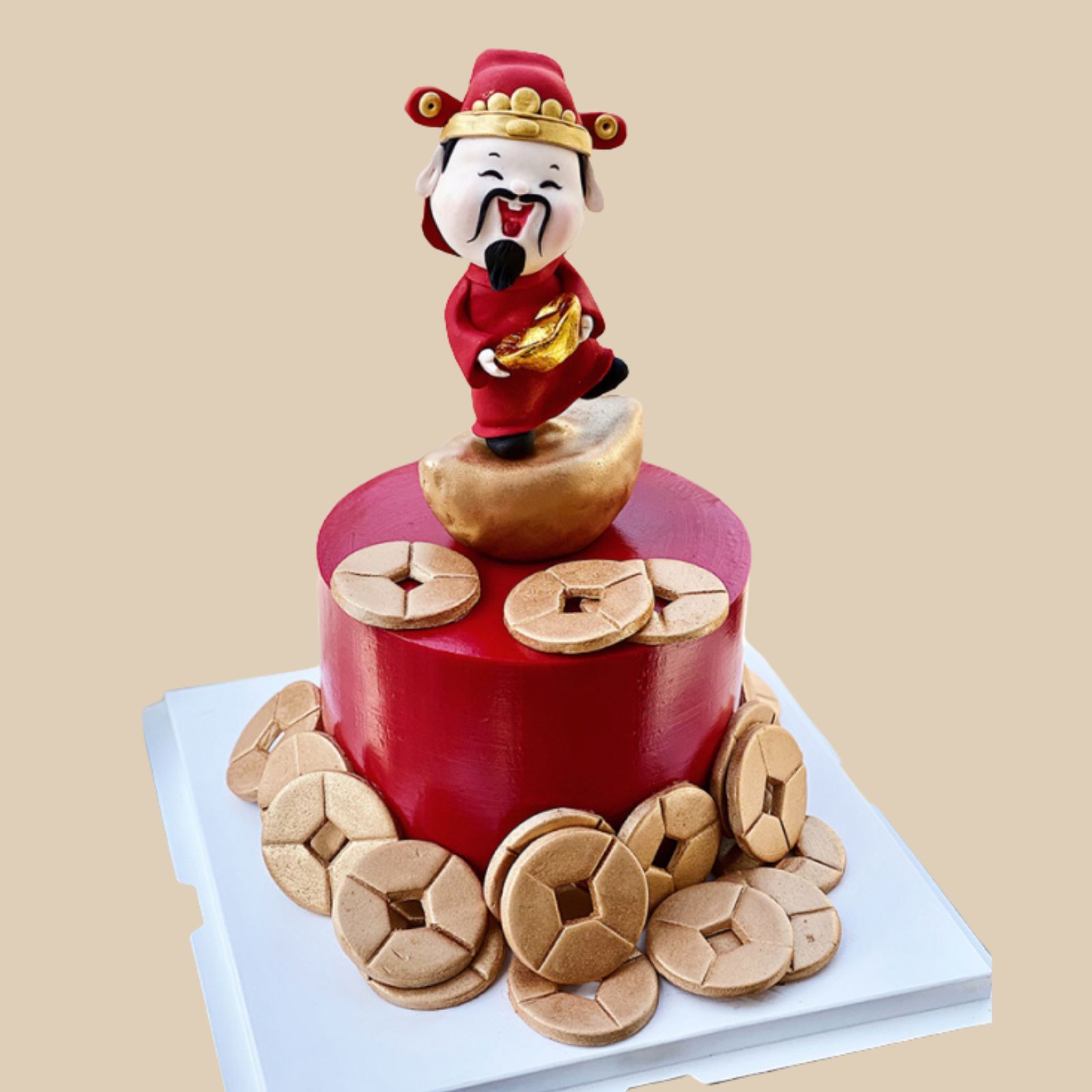 Phát Tài với tone đỏ vàng may mắn, thịnh vượng