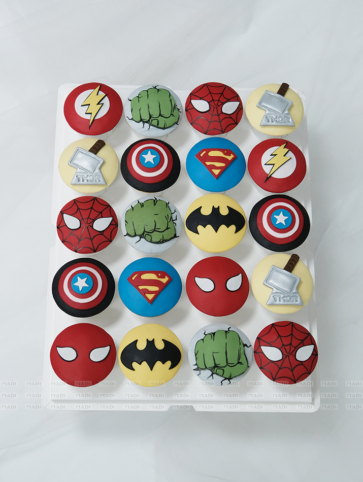 Cupcakes 2D Spider-Man