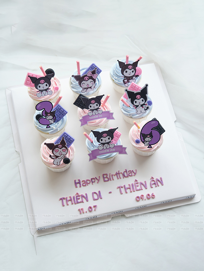 Cupcakes in hình Kuromi