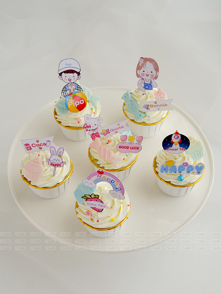 Cupcakes in hình Hoạt hình 01