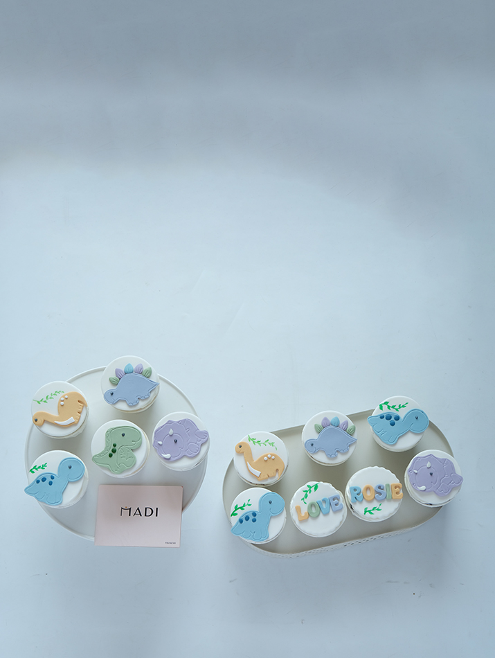 Cupcakes 2D Khủng Long