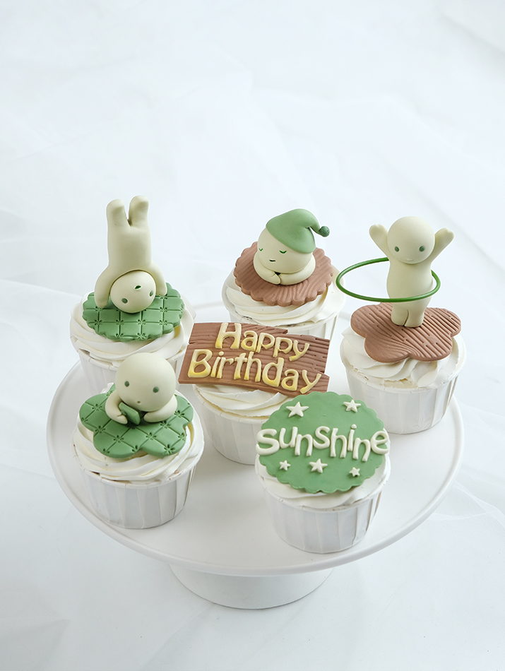 Cupcakes 3D Smiski Hippers