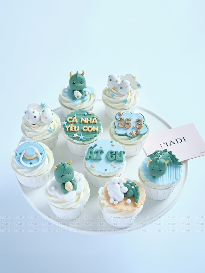Cupcakes 3D Baby Dragon